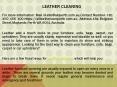 Leather cleaning (1) PowerPoint PPT Presentation