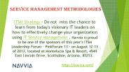 Service Management Methodologies