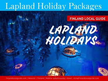 Lapland Holiday Packages