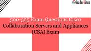 500-325 Test Questions and Answers  (PDF & Engine)