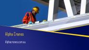 Alpha Cranes and Rigging