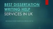 Best dissertation writing services in uk