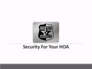 Security For Your HOA – Beyond The Gate