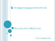 Translation Services