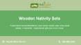 Beautiful Wooden Nativity Set PowerPoint PPT Presentation