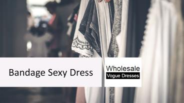 Bandage Sexy Dress