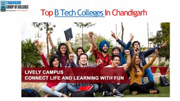 Best Engineering College In India,B Tech Colleges - CGC Landran (1)