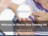 Charles BloeTraining Presentation 
