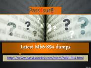 Get the latest Mb6-894 dumps at lowest price