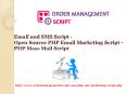 Email and SMS Script - PHP Mass Mail Script PowerPoint PPT Presentation