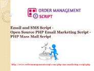Email and SMS Script - PHP Mass Mail Script