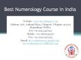 Best Numerology Course in India PowerPoint PPT Presentation
