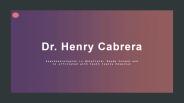 Henry Cabrera (Anesthesiologist) From Wakefield, Rhode Island