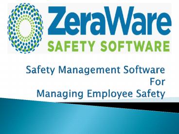 Safety Management Software