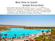 Best time to travel Jordan Excursions