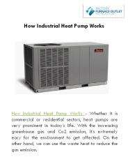 How Industrial Heat Pump Works