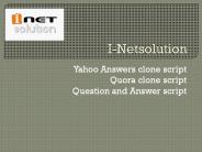 Yahoo Answers clone script - Quora clone script