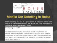 Mobile Car Detailing Boise