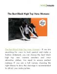 The Best Black High Top Vans Womens PowerPoint PPT Presentation