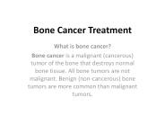 Bone Cancer Treatment