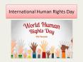 Are Human Rights intact? International Human Rights Day Special PowerPoint PPT Presentation