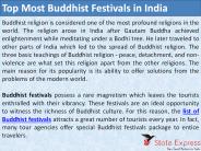 Top Most Buddhist Festivals in India