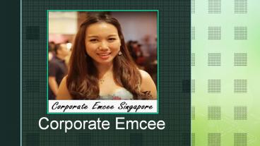 Services offered by Corporate Emcee