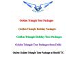 Fantastic Option to Explore India Golden Triangle Holiday Tour Packages PowerPoint PPT Presentation