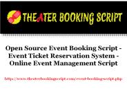 Online Event Management Script