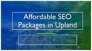 Affordable SEO Packages in Upland