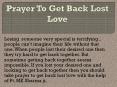 Prayer to get back lost love PowerPoint PPT Presentation