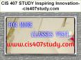 CIS 407 STUDY Inspiring Innovation--cis407study.com PowerPoint PPT Presentation