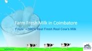 Farm Fresh Milk in Coimbatore