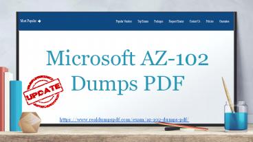 Microsoft (AZURE) AZ-102 Dumps Pdf | Boost Your Learning Skills
