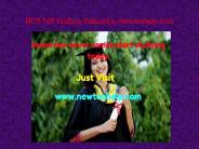 BUS 505 Endless Education /newtonhelp.com