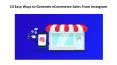 10 Easy Ways to Generate eCommerce Sales From Instagram PowerPoint PPT Presentation