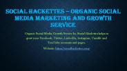 Social Hackettes - Best Social Media Management Company