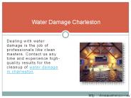 Water Damage Charleston