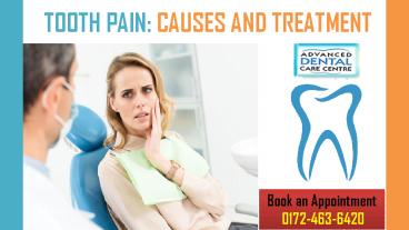 Tooth Pain: Causes and Treatment