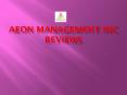 Aeon Management Inc Chennai Velachery ____ Reviews PowerPoint PPT Presentation