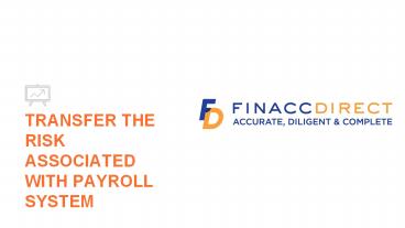 Payroll system with FinAcc Direct in UK