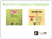 Best IAS Coaching in Chandigarh
