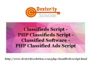 Classifieds Script - PHP Classifieds Script