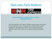 Start Auto Parts Business