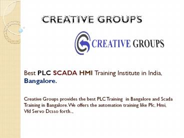Best PLC SCADA HMI Training Institute in India, Bangalore (2)