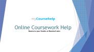Online Coursework Help