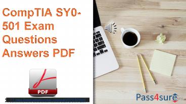 CompTIA SY0-501 Dumps PDF  Questions & Answers