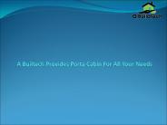 Find Portable Cabin Manufacturer In India - aBuildtech