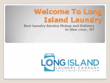 Laundry service near me