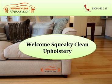 Upholstery Cleaning Melbourne